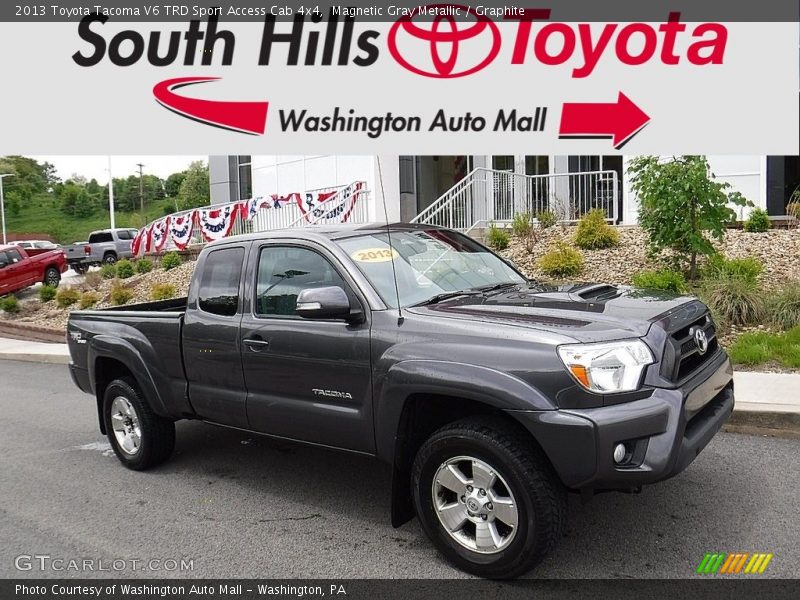 Magnetic Gray Metallic / Graphite 2013 Toyota Tacoma V6 TRD Sport Access Cab 4x4