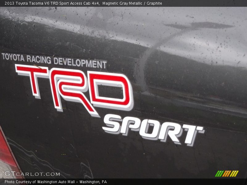 Magnetic Gray Metallic / Graphite 2013 Toyota Tacoma V6 TRD Sport Access Cab 4x4
