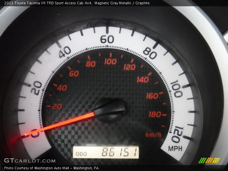 Magnetic Gray Metallic / Graphite 2013 Toyota Tacoma V6 TRD Sport Access Cab 4x4