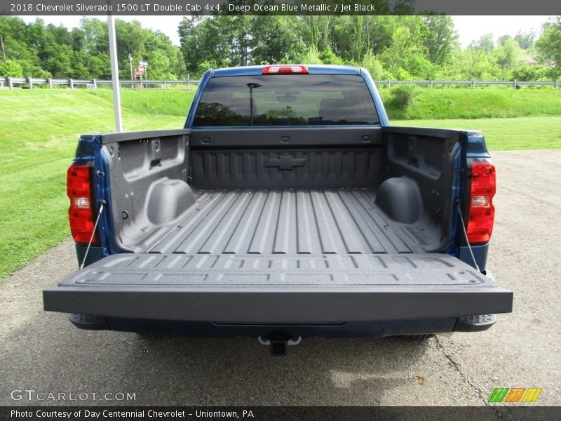 Deep Ocean Blue Metallic / Jet Black 2018 Chevrolet Silverado 1500 LT Double Cab 4x4