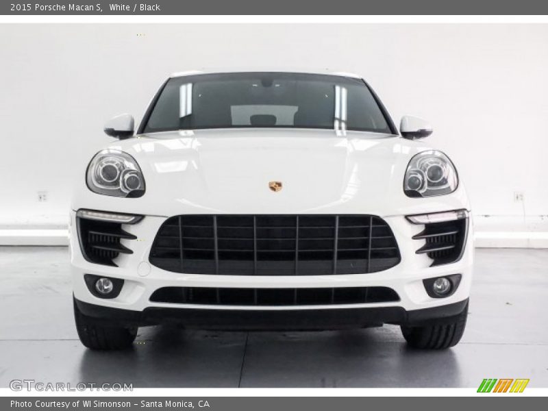 White / Black 2015 Porsche Macan S