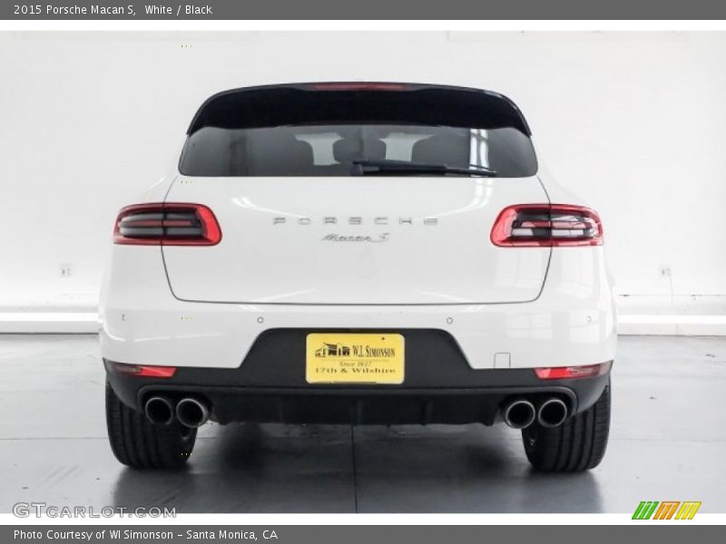 White / Black 2015 Porsche Macan S