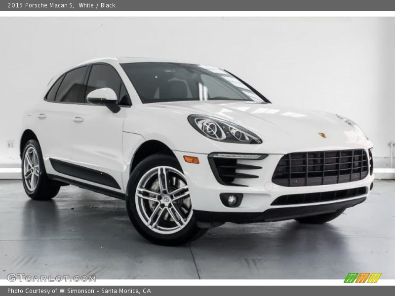 White / Black 2015 Porsche Macan S