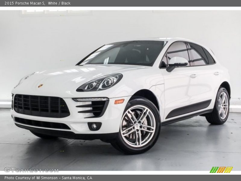 White / Black 2015 Porsche Macan S
