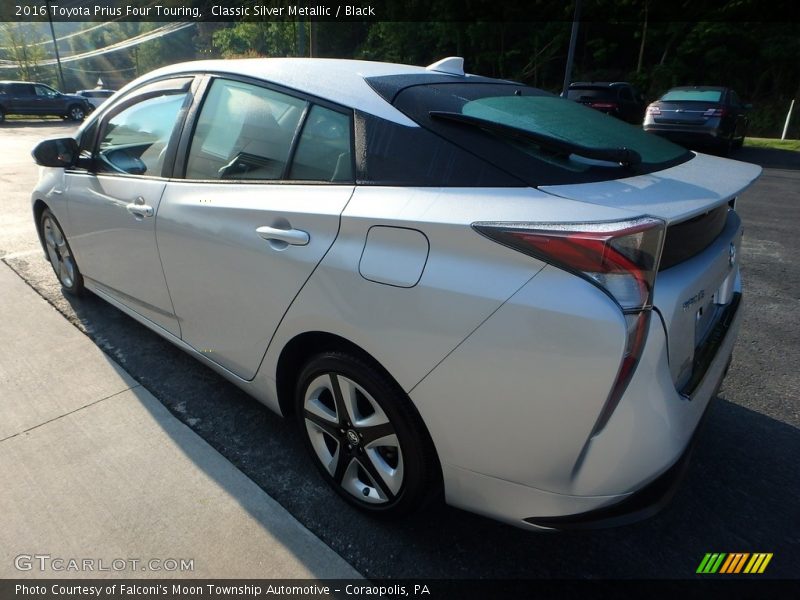 Classic Silver Metallic / Black 2016 Toyota Prius Four Touring