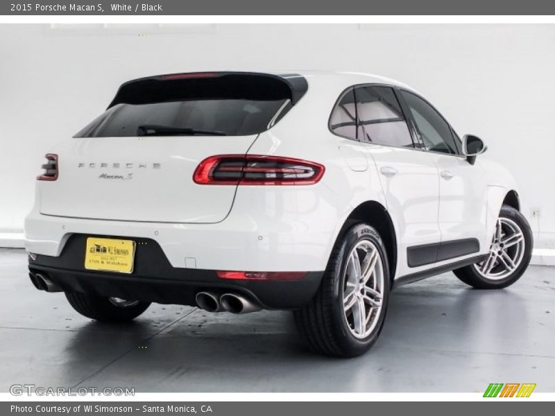 White / Black 2015 Porsche Macan S