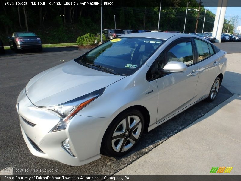 Classic Silver Metallic / Black 2016 Toyota Prius Four Touring