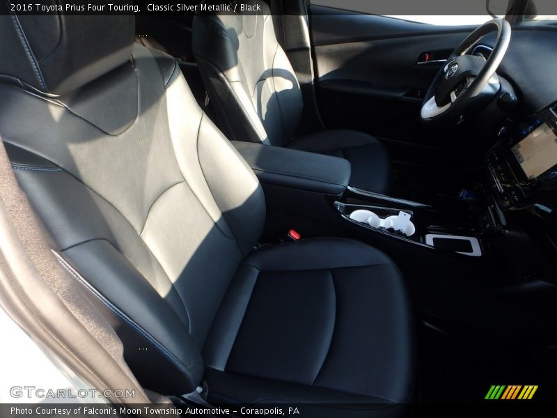 Classic Silver Metallic / Black 2016 Toyota Prius Four Touring