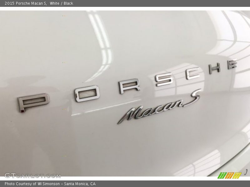 White / Black 2015 Porsche Macan S