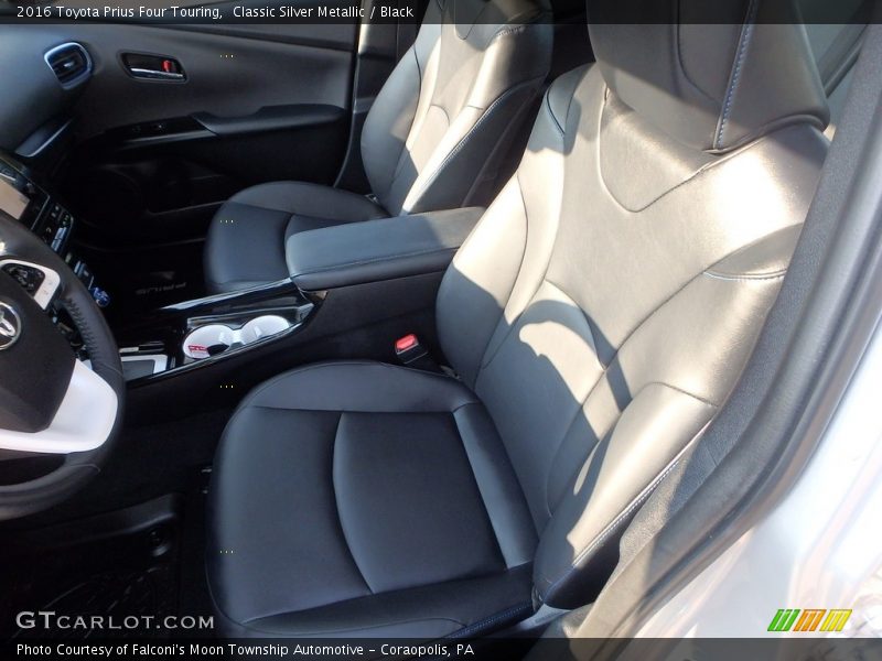 Classic Silver Metallic / Black 2016 Toyota Prius Four Touring