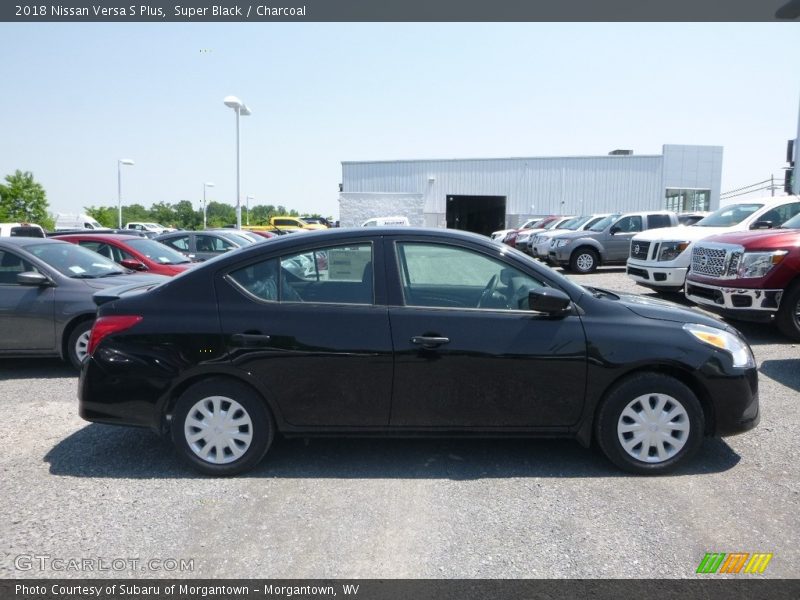 Super Black / Charcoal 2018 Nissan Versa S Plus