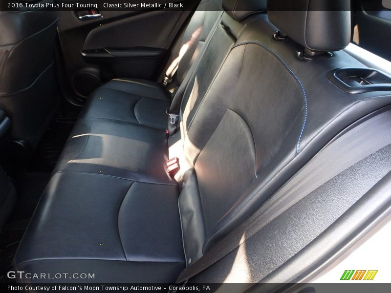 Classic Silver Metallic / Black 2016 Toyota Prius Four Touring