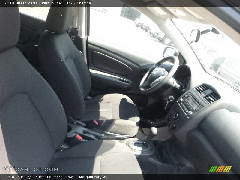 Super Black / Charcoal 2018 Nissan Versa S Plus