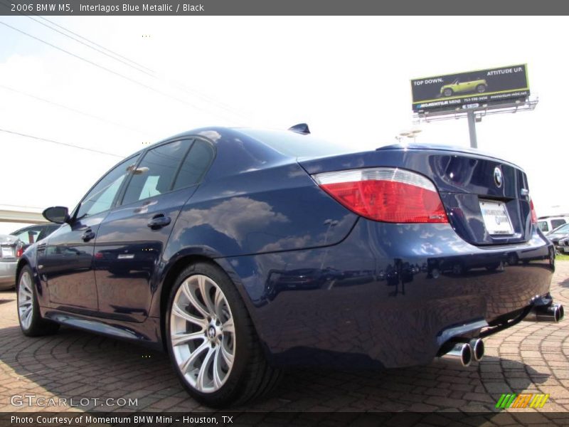 Interlagos Blue Metallic / Black 2006 BMW M5