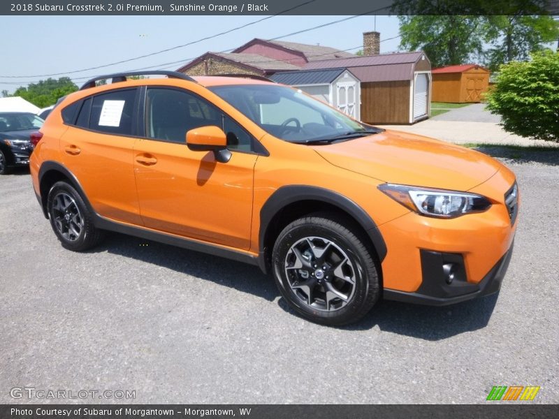 Sunshine Orange / Black 2018 Subaru Crosstrek 2.0i Premium