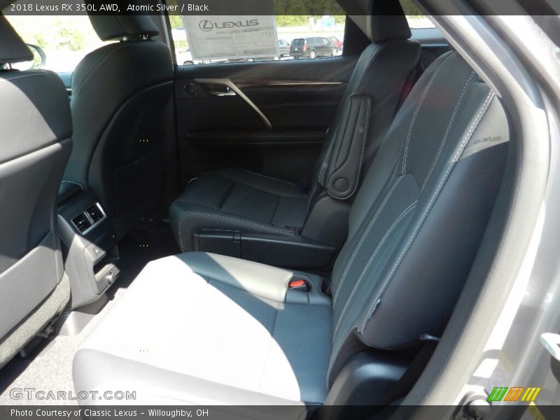 Atomic Silver / Black 2018 Lexus RX 350L AWD