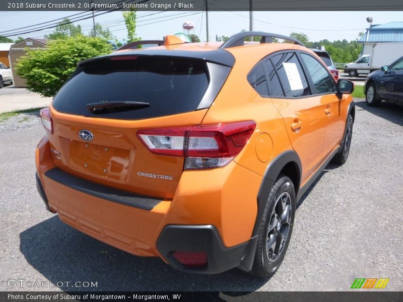 Sunshine Orange / Black 2018 Subaru Crosstrek 2.0i Premium