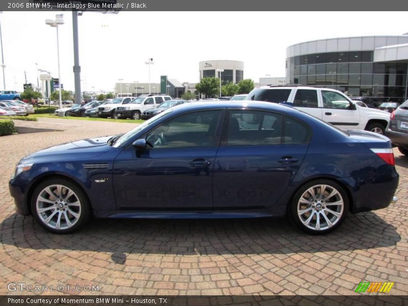 Interlagos Blue Metallic / Black 2006 BMW M5