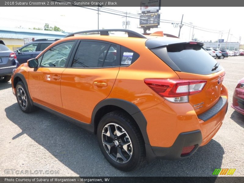 Sunshine Orange / Black 2018 Subaru Crosstrek 2.0i Premium