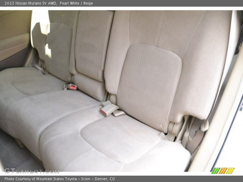 Pearl White / Beige 2013 Nissan Murano SV AWD