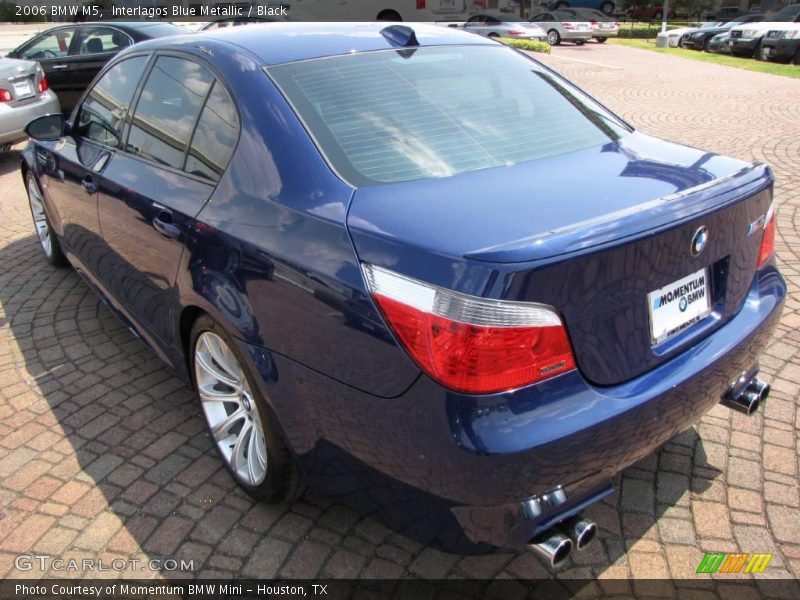 Interlagos Blue Metallic / Black 2006 BMW M5