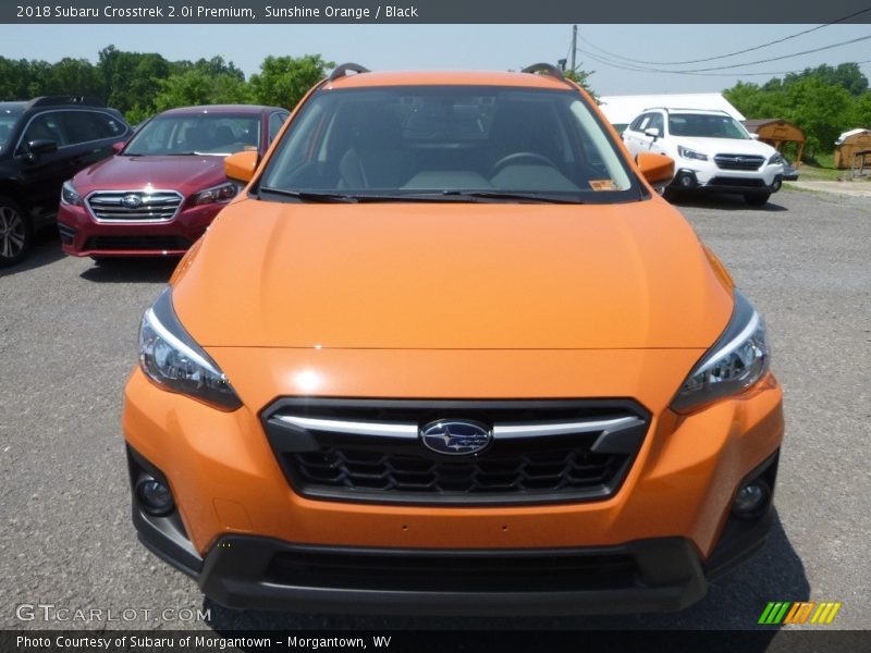 Sunshine Orange / Black 2018 Subaru Crosstrek 2.0i Premium