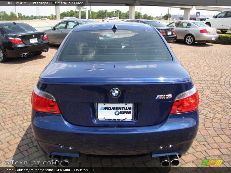 Interlagos Blue Metallic / Black 2006 BMW M5