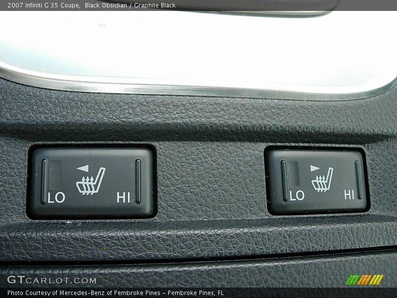 Black Obsidian / Graphite Black 2007 Infiniti G 35 Coupe