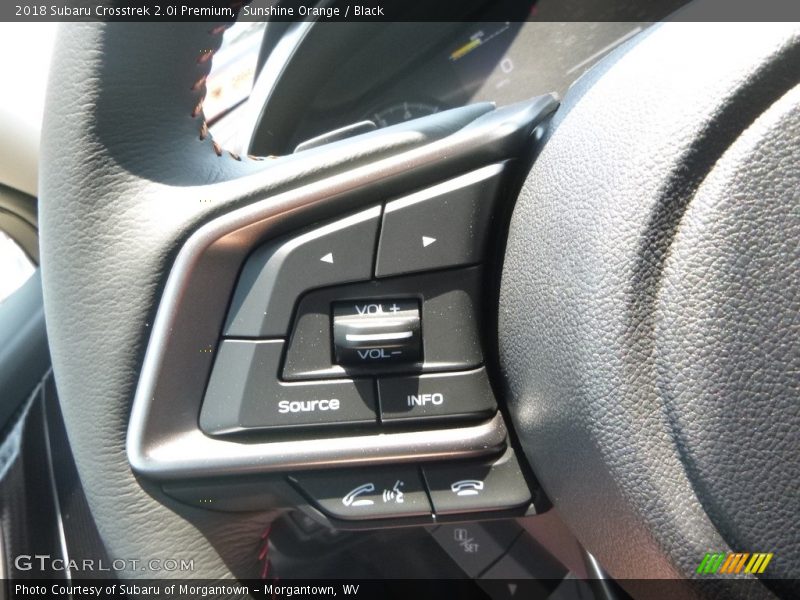 Sunshine Orange / Black 2018 Subaru Crosstrek 2.0i Premium