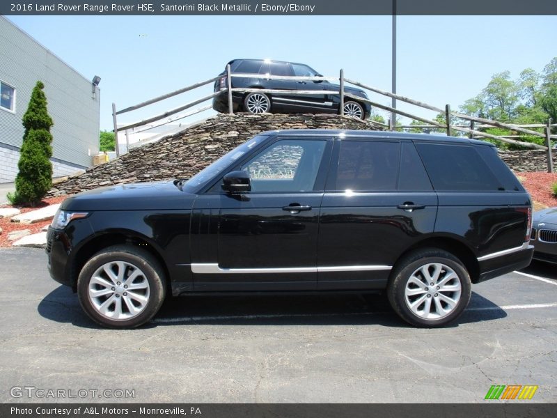 Santorini Black Metallic / Ebony/Ebony 2016 Land Rover Range Rover HSE