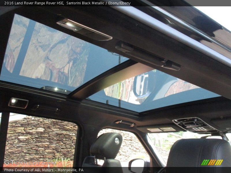 Santorini Black Metallic / Ebony/Ebony 2016 Land Rover Range Rover HSE