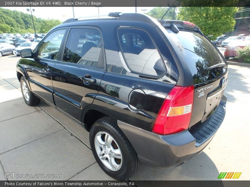 Black Cherry / Beige 2007 Kia Sportage EX V6 4WD