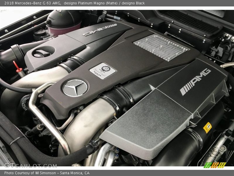 designo Platinum Magno (Matte) / designo Black 2018 Mercedes-Benz G 63 AMG