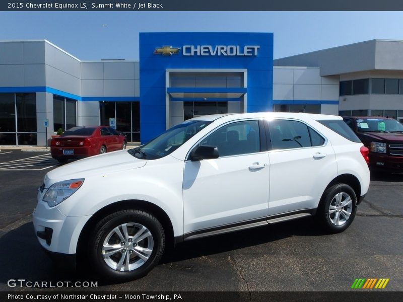 Summit White / Jet Black 2015 Chevrolet Equinox LS