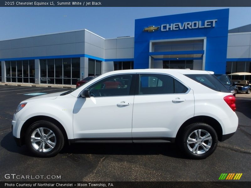 Summit White / Jet Black 2015 Chevrolet Equinox LS