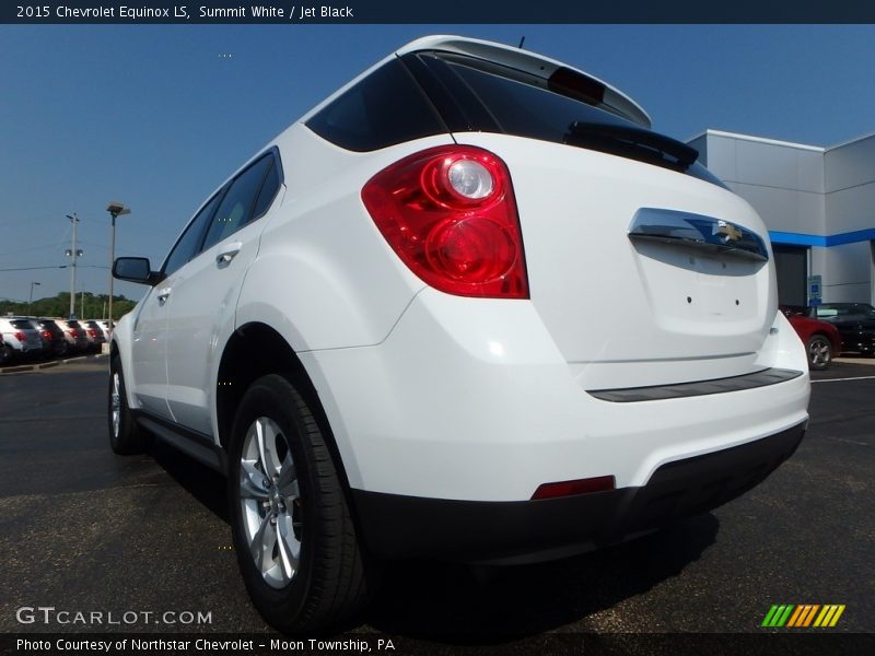 Summit White / Jet Black 2015 Chevrolet Equinox LS