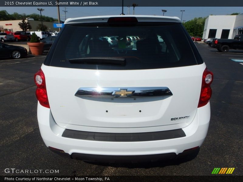 Summit White / Jet Black 2015 Chevrolet Equinox LS