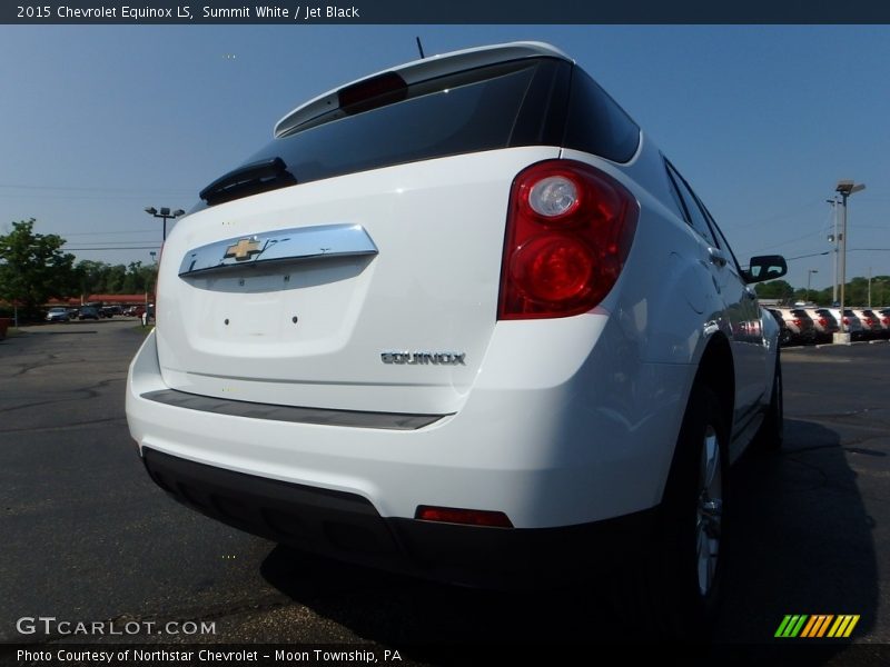 Summit White / Jet Black 2015 Chevrolet Equinox LS