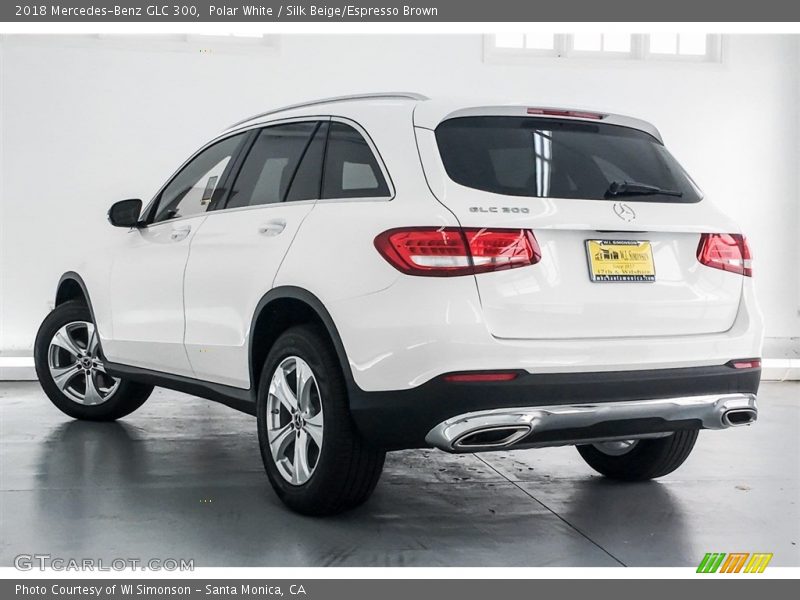 Polar White / Silk Beige/Espresso Brown 2018 Mercedes-Benz GLC 300