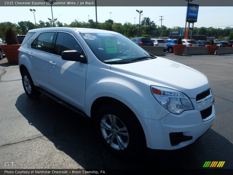 Summit White / Jet Black 2015 Chevrolet Equinox LS