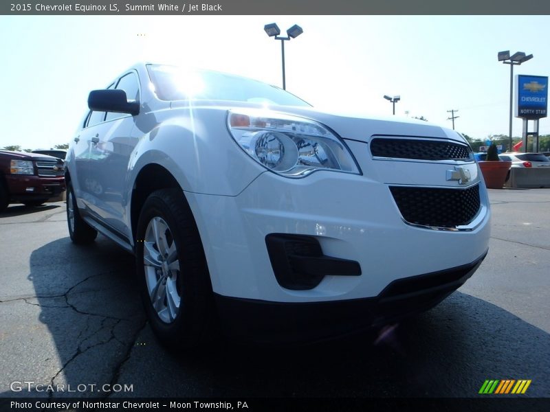 Summit White / Jet Black 2015 Chevrolet Equinox LS