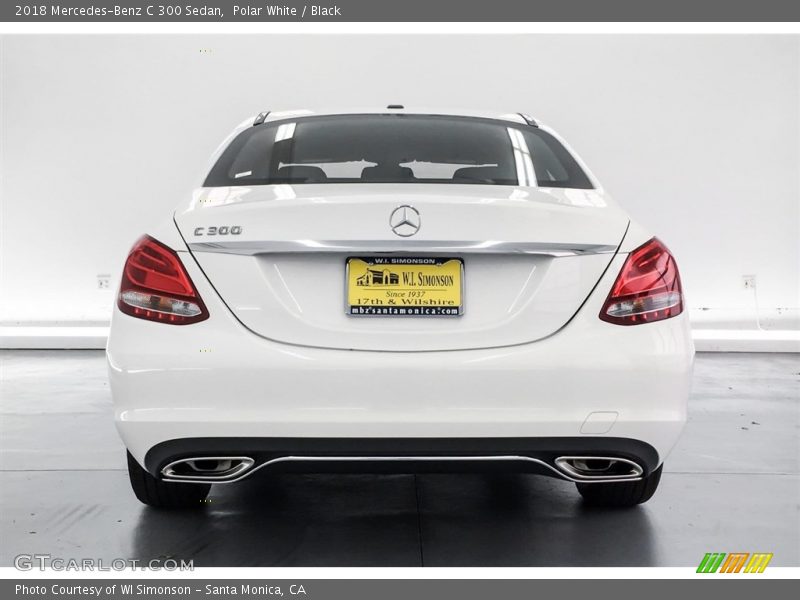 Polar White / Black 2018 Mercedes-Benz C 300 Sedan