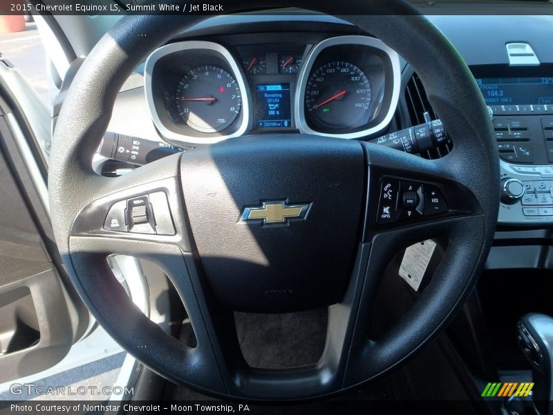 Summit White / Jet Black 2015 Chevrolet Equinox LS
