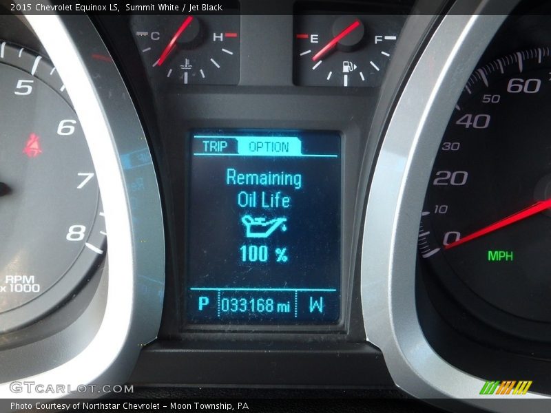 Summit White / Jet Black 2015 Chevrolet Equinox LS