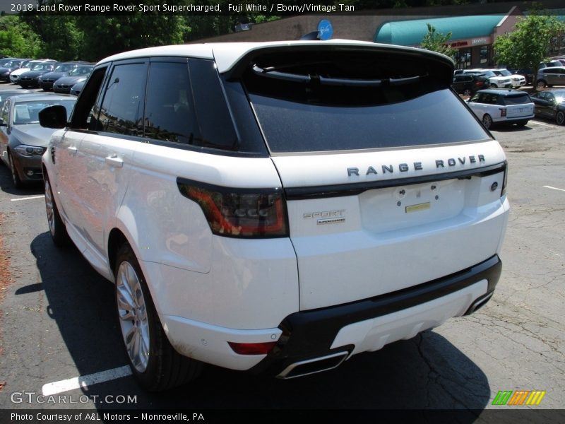 Fuji White / Ebony/Vintage Tan 2018 Land Rover Range Rover Sport Supercharged