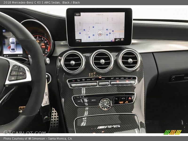 Controls of 2018 C 63 S AMG Sedan