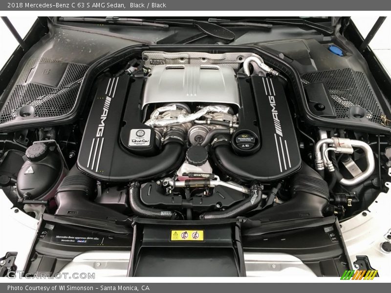  2018 C 63 S AMG Sedan Engine - 4.0 Liter AMG biturbo DOHC 32-Valve VVT V8