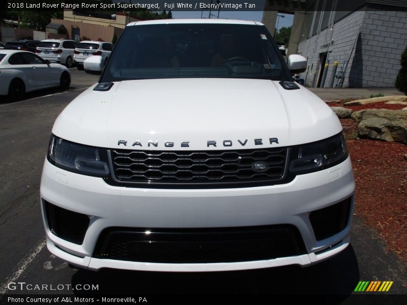 Fuji White / Ebony/Vintage Tan 2018 Land Rover Range Rover Sport Supercharged