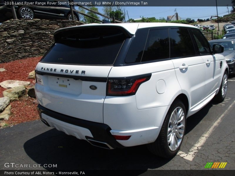 Fuji White / Ebony/Vintage Tan 2018 Land Rover Range Rover Sport Supercharged