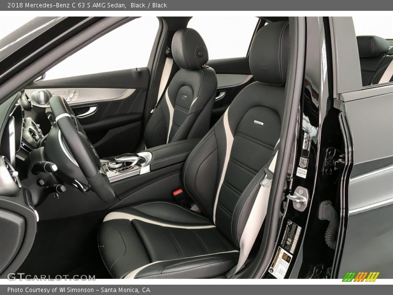 Front Seat of 2018 C 63 S AMG Sedan